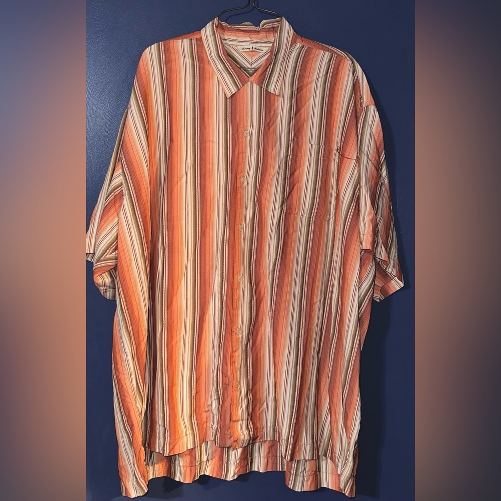 Tommy Bahama 100% Silk Casual Shirt XXL